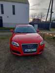 audi a3 pięknie czerwone