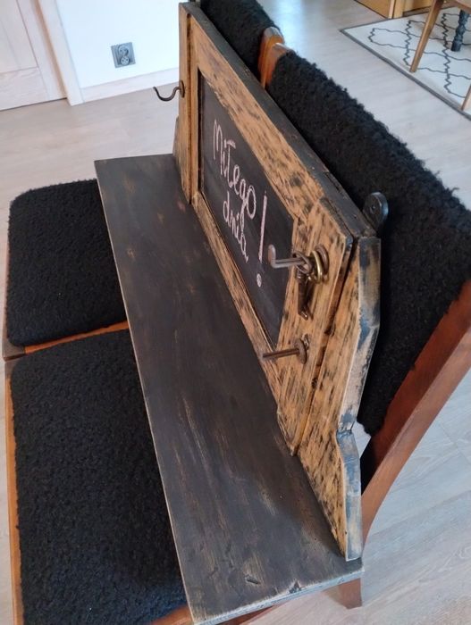 Antyczna półka drewno