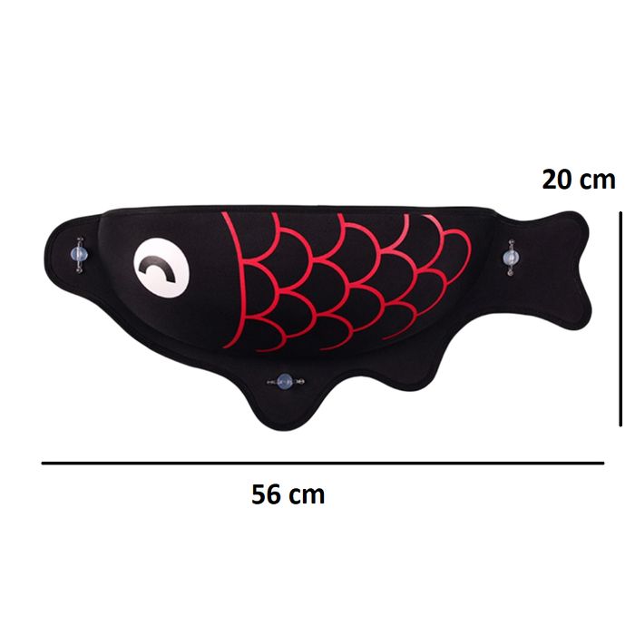 Legowisko dla Kota Hamak Okno Czarne 56x18x20 Przyssawka