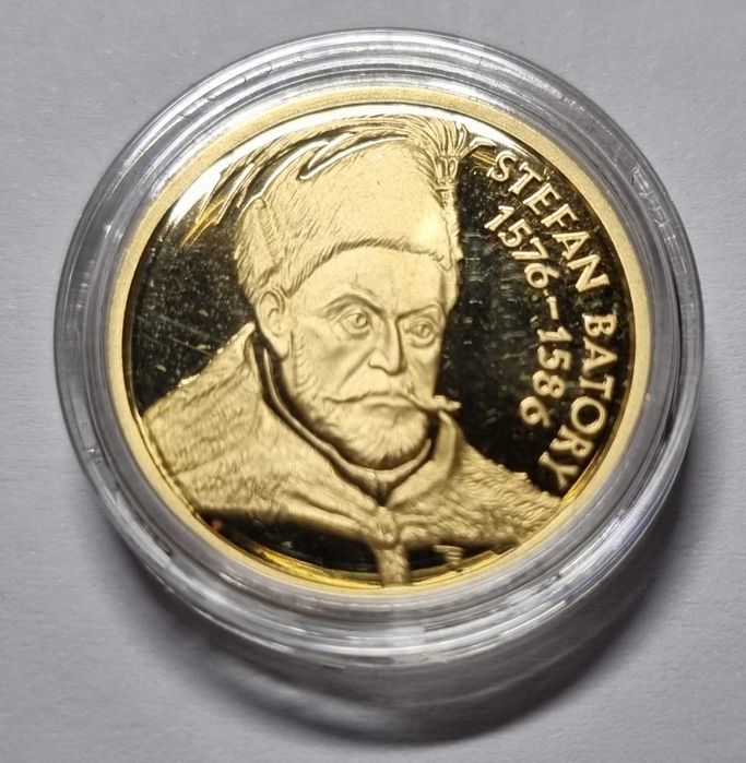 Stefan Batory 100 zł, złota moneta kolekcjonerska