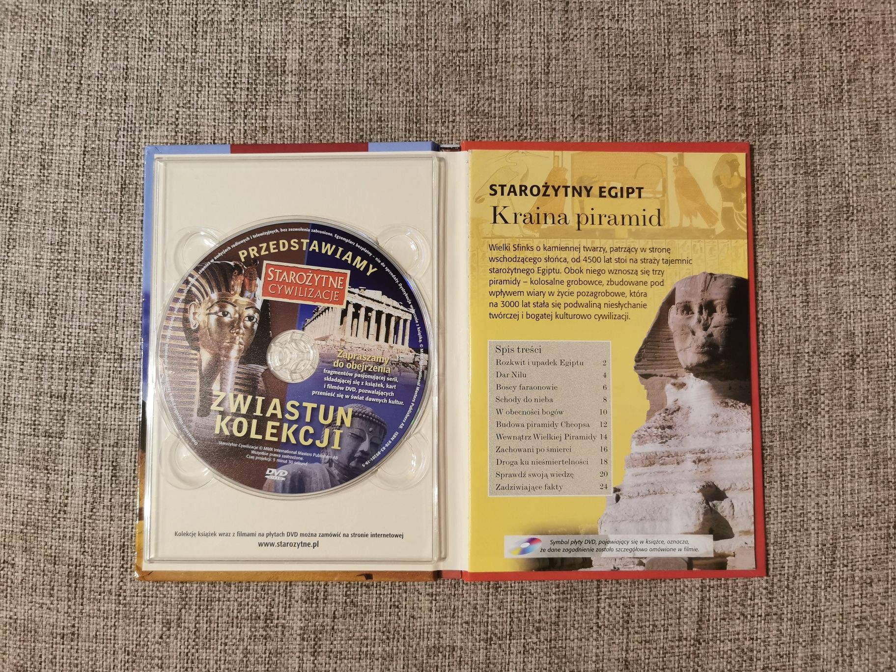 Film DVD - Starożytny Egipt Kraina Piramid Starożytne cywilizacje
