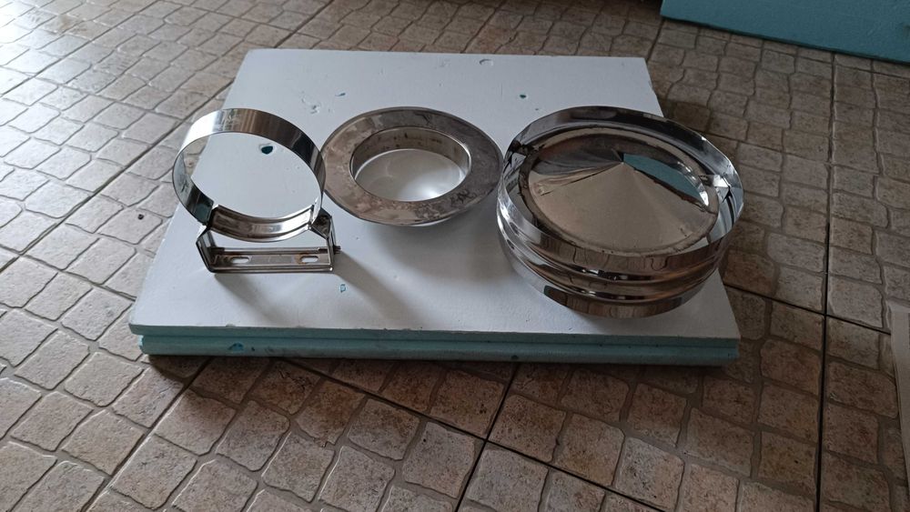 Acessórios inox para salamandra D160