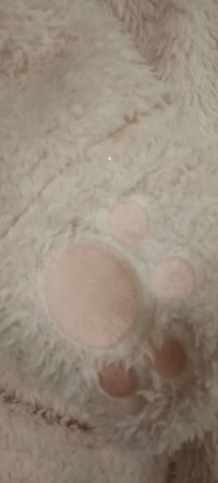 Szlafrok miś miękki futerko uszka