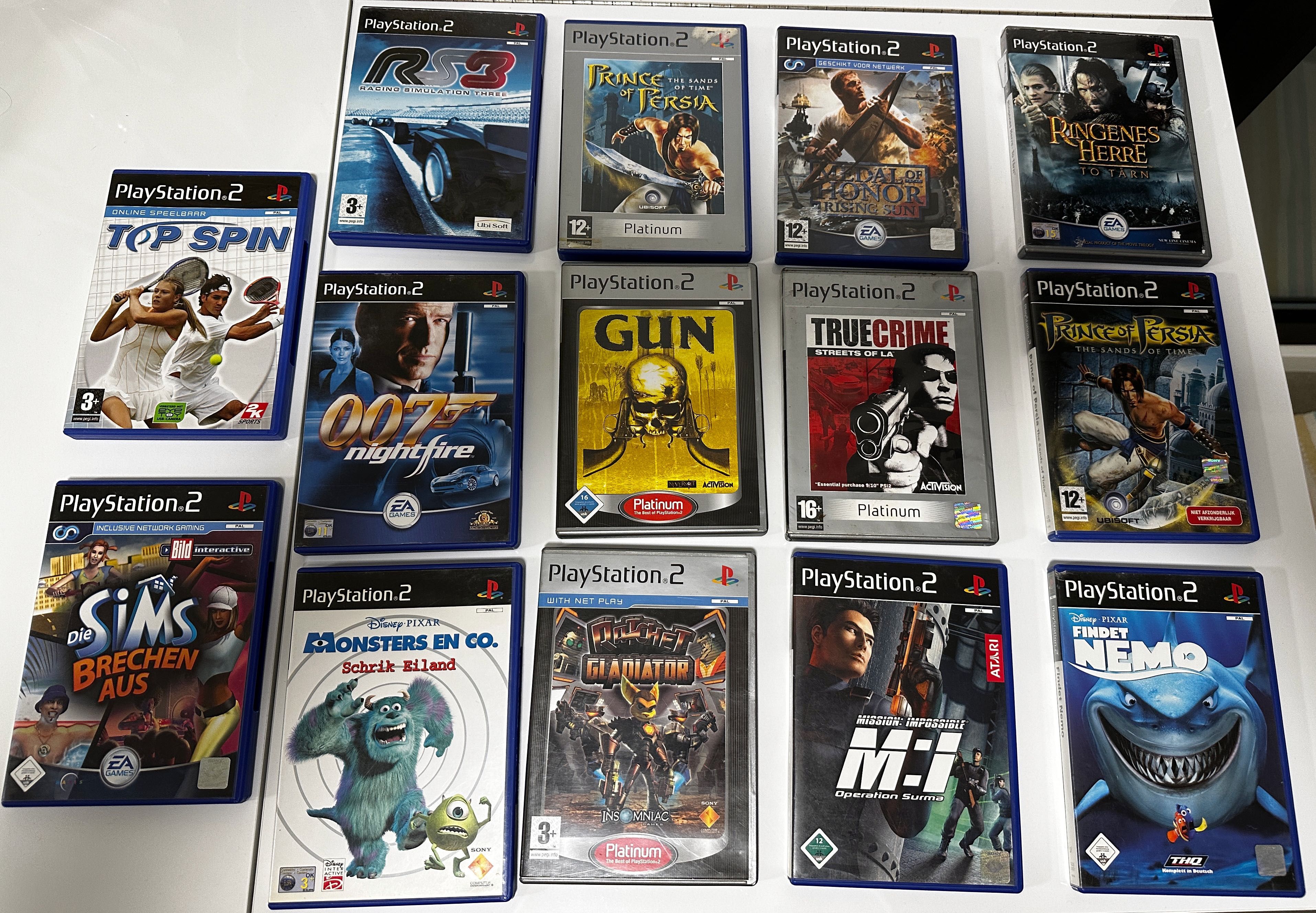 14 jogos PS2 com caixa