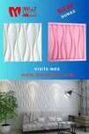 Molde 3d silicone Dunas / revestimentos / gesso / cimento