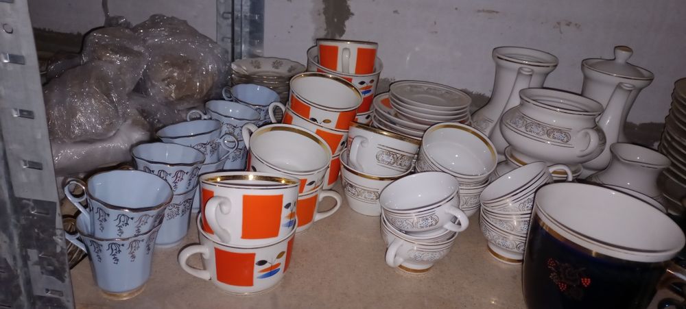 Сервізи, чашки Коростень, Довбиш, Полонне,