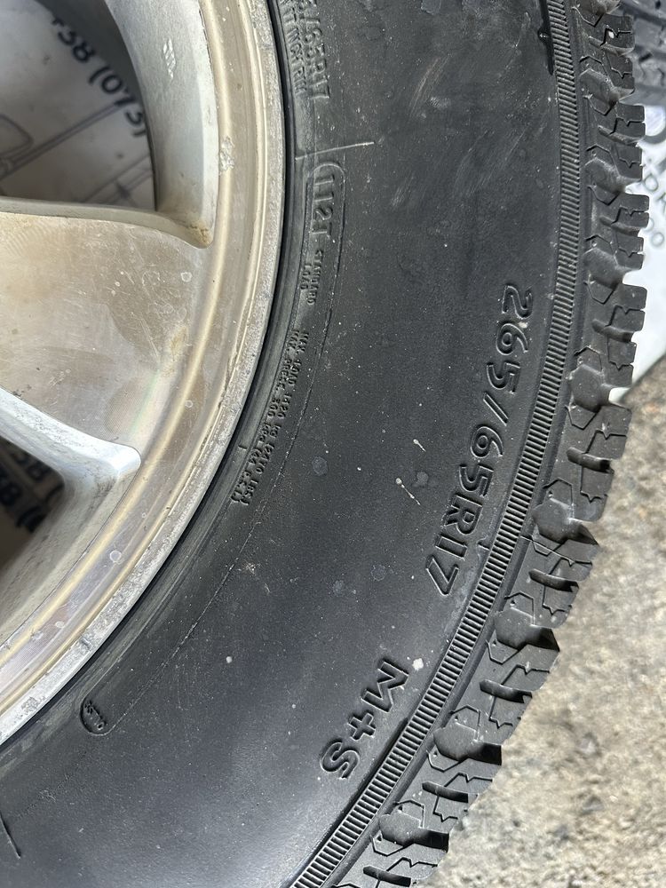 Продам диски+шини Toyota Prado 120-150 (Запаски) R17 265/65/17(235/65)