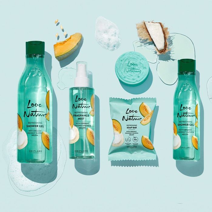 Sabonete refrescante água de coco e melão