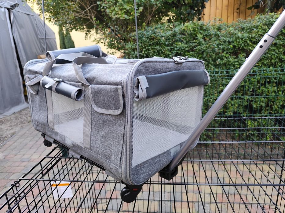TRANSPORTER torba dla zwierząt - na kółkach - do 8 kg
