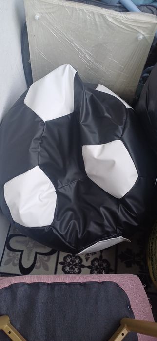 pilka XXL pufa Agata Meble