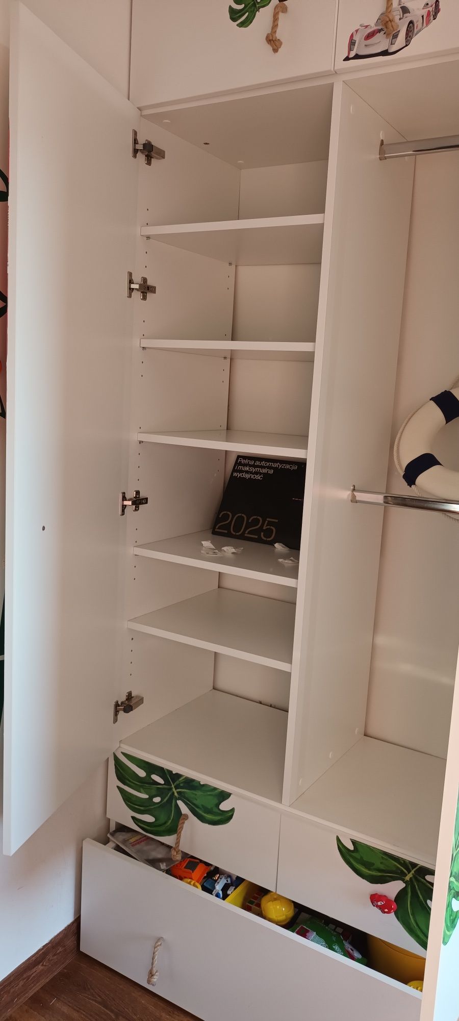 Biala Szafa dla dziecka I nie tylko 240/100/47 wys/szer/gł