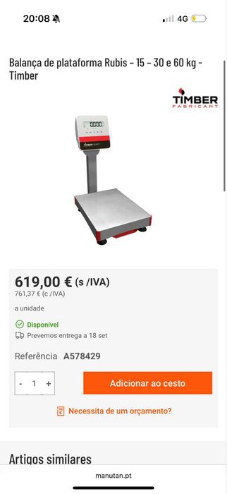 Balança de plataforma Rubis