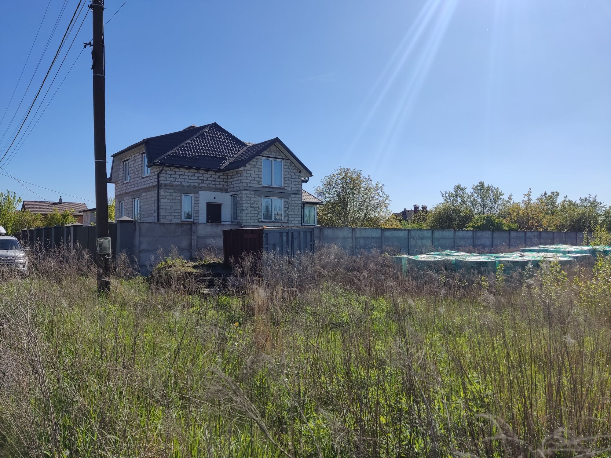 Ділянка с Петропавлівське Бориспільський р-н, 15 сот, 10квт, скважина