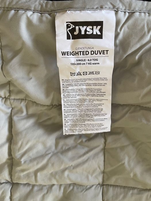 Ковдра важка JYSK 135x200см 7кг