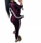 La perla dres welurowy welur lampas zebra bordo S