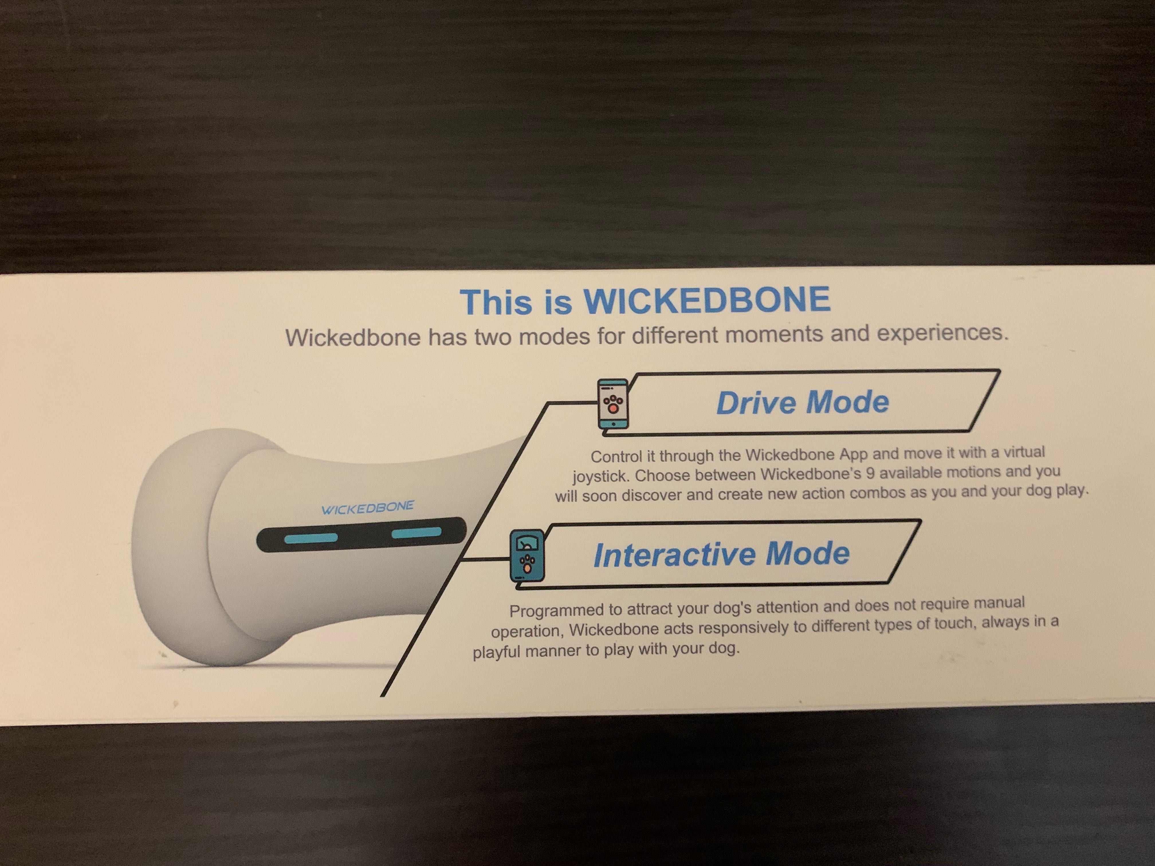 Интерактивная кость для собак Wickedbone, б/у