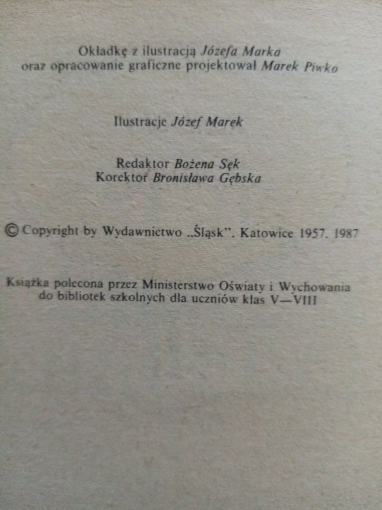 Kolekcja Alfreda Szklarskiego.Wyd.Slask.1957. Przygody Tomka