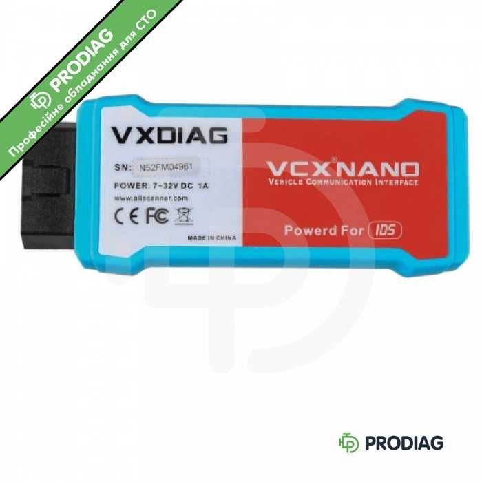 VXDIAG VCX NANO WiFi – діагностичний автосканер для Ford/Mazda