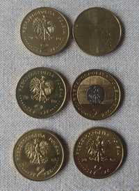 2 zł okolicznościowe sześć monet