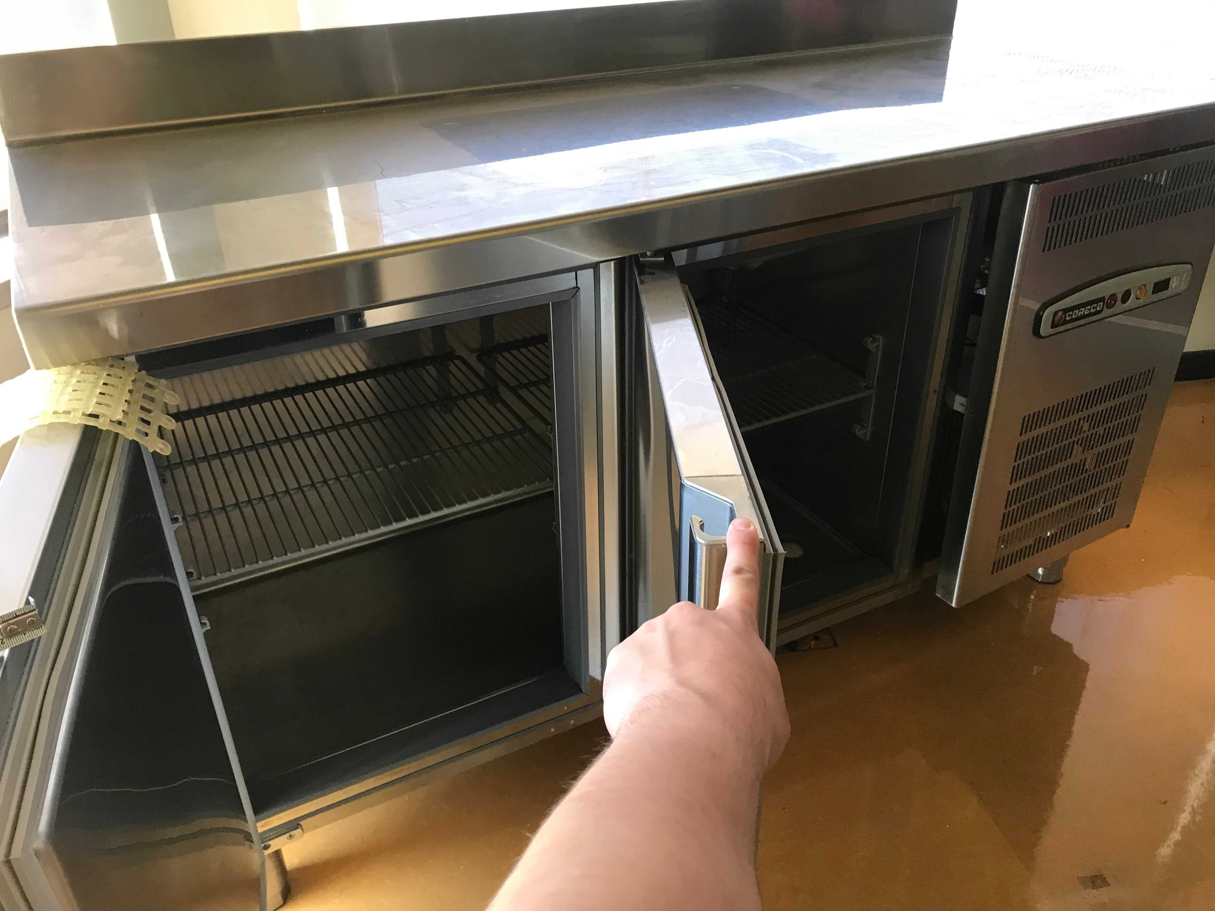 bancada de frio 2 Porta inox impecavel