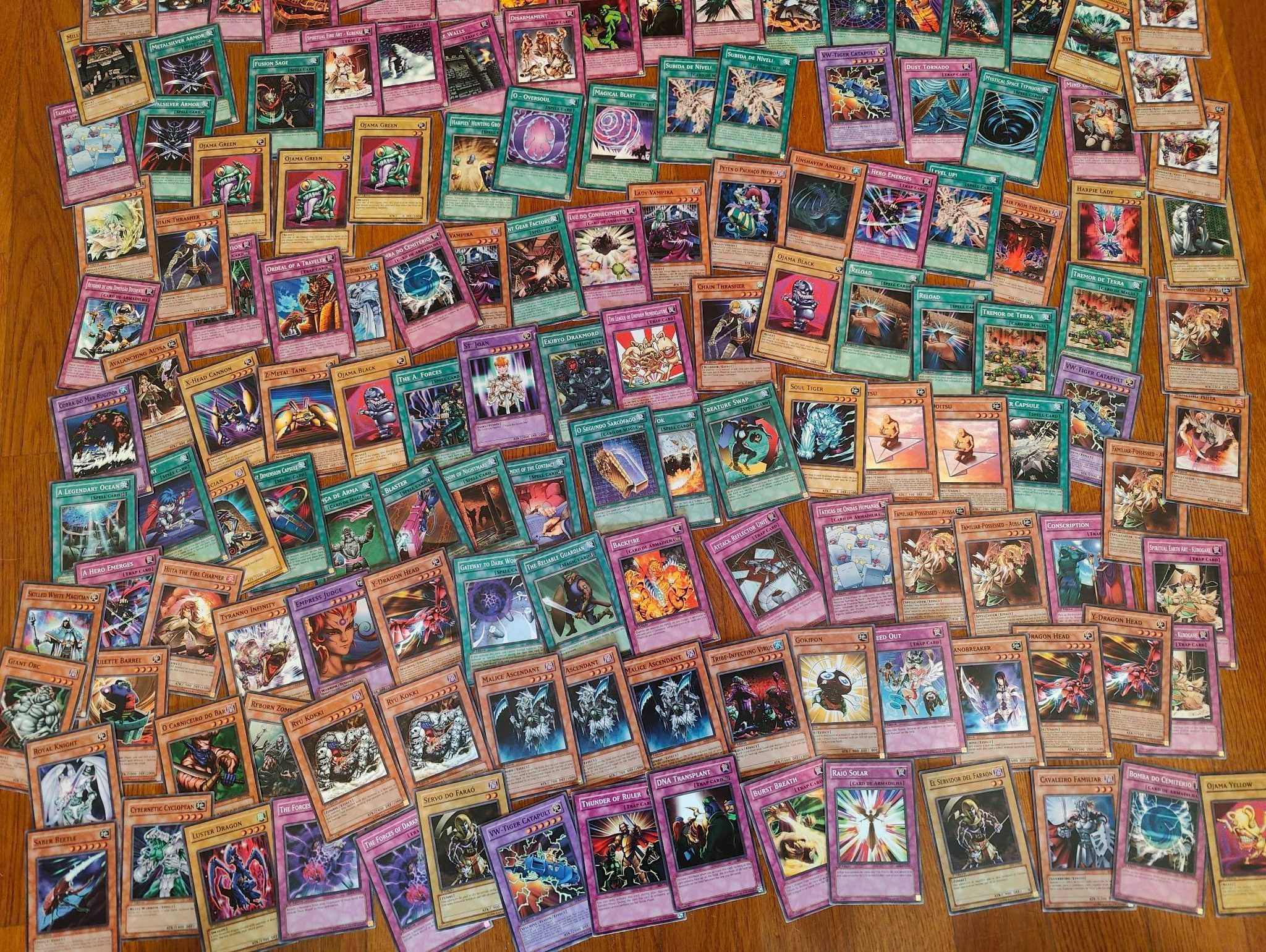 Cartas de yugioh yu-gi-oh lot de cartas raras e carteirinhas pr abrir