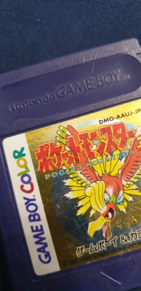 Pocket Monsters Kin Pokemon Nintendo Game Boy Japanese Genuine Game Ca