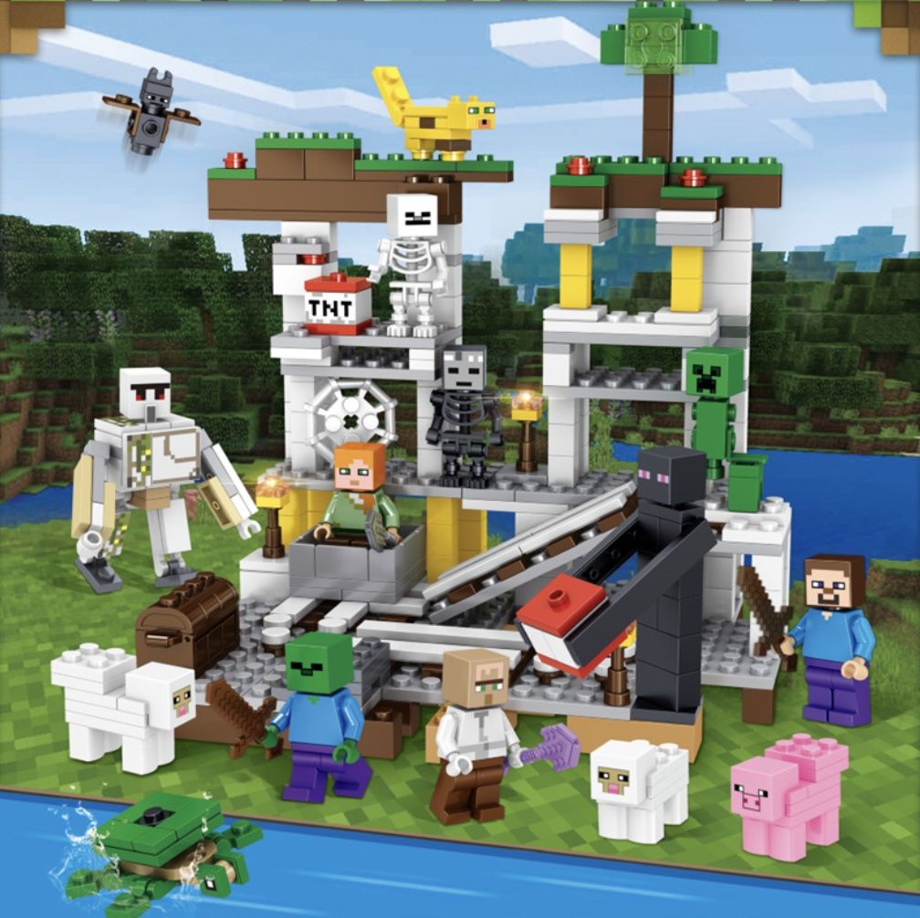 Конструктор Майнкрафт Шахта, Minecraft Lego Будівництво, лего my world