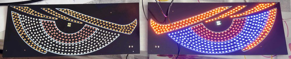 Oświetlenie LED Diabelskie oczy USB Nowe Demon Devil's Eye