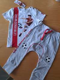 Zestaw Robert Lewandowski 92 t-shirt + spodnie