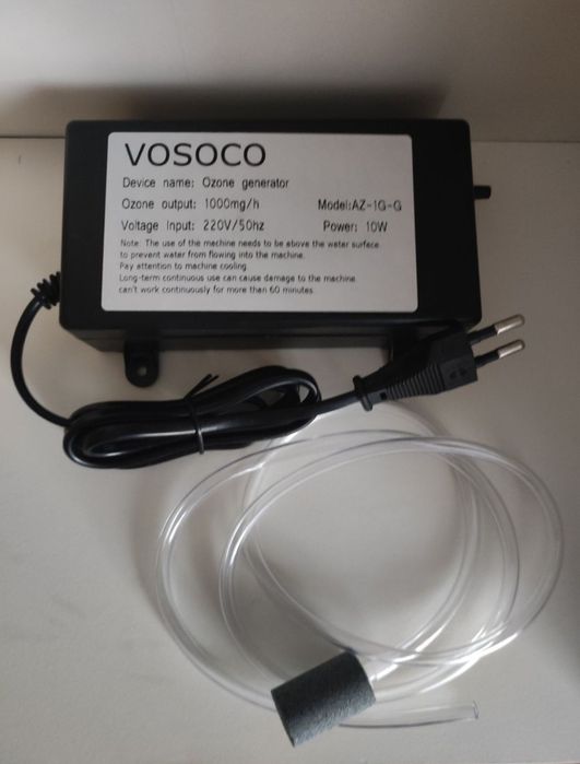 Nowy ozonator do żywności 1000mg. Generator ozonu