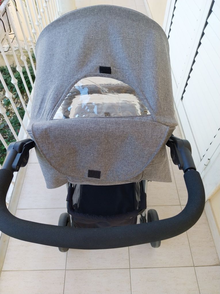 Carrinho de passeio - Asalvo Baby Gris