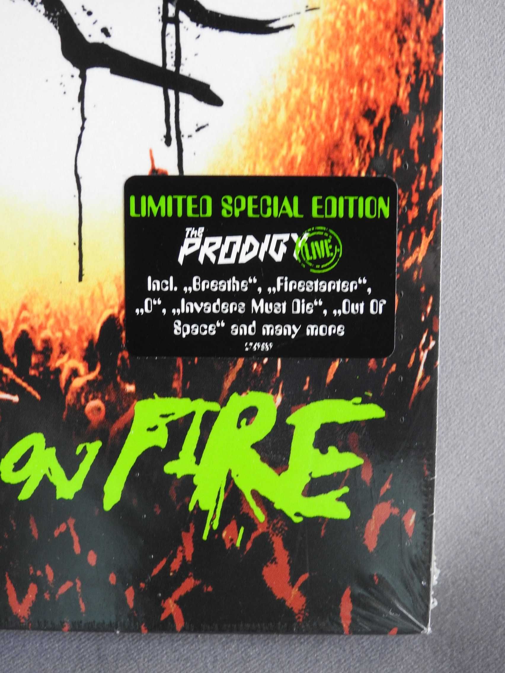 The Prodigy *Live World's On Fire* CD DVD Europe 2011 оригинал SEALED