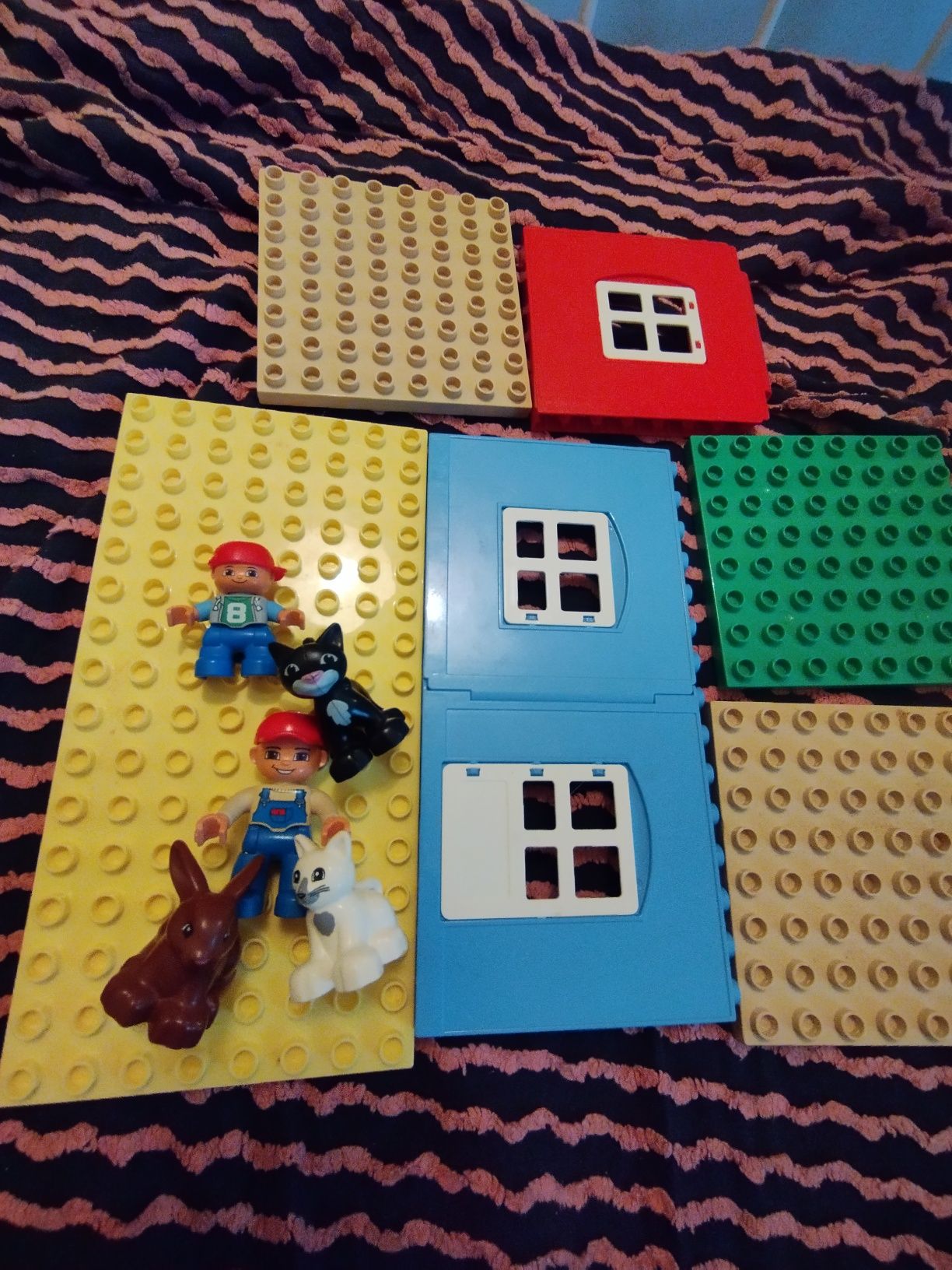Lego duplo оригінал пластини двері стіни вікна мініфігурки лего дупло