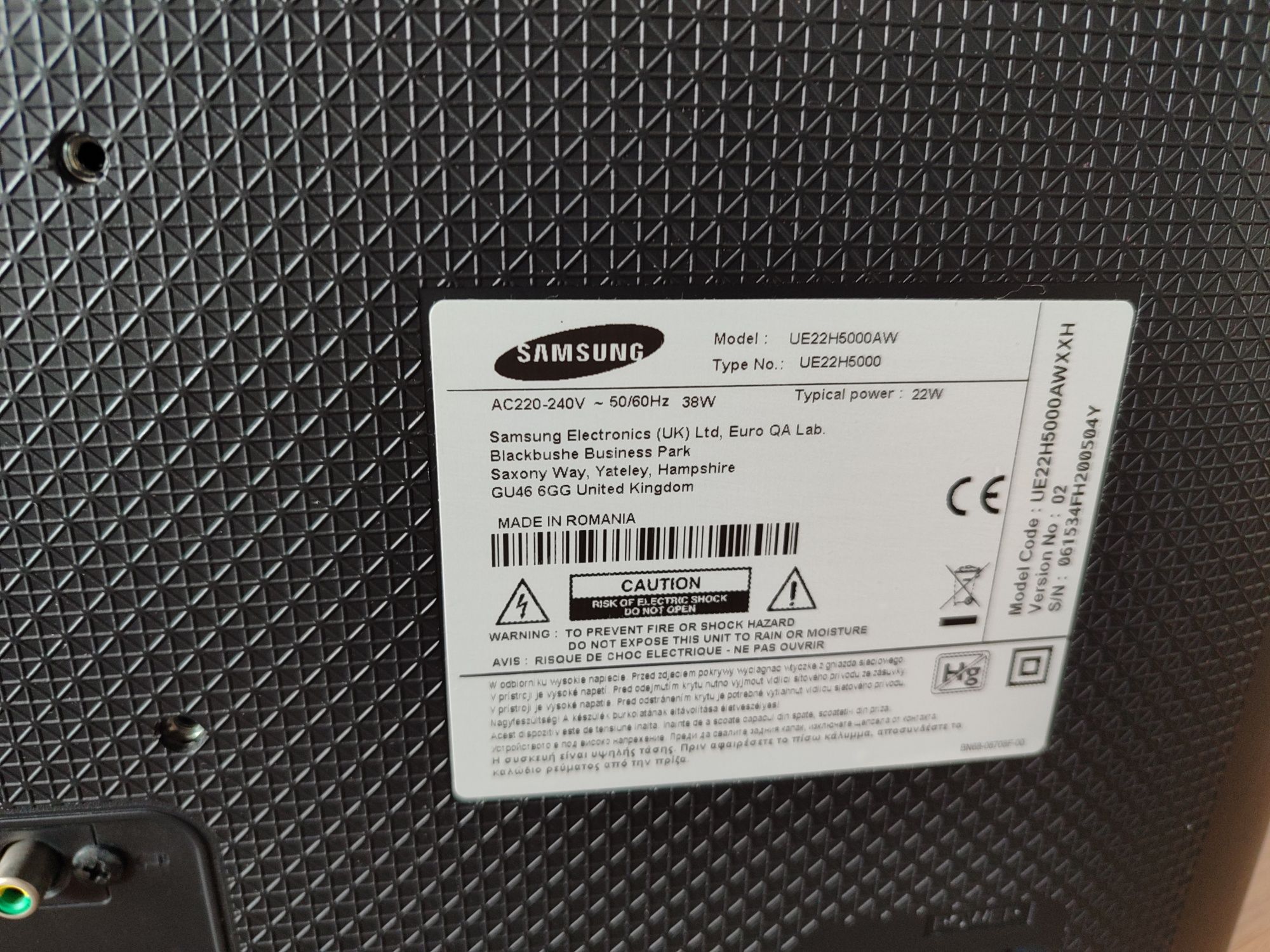 Telewizor Samsung 22 cale