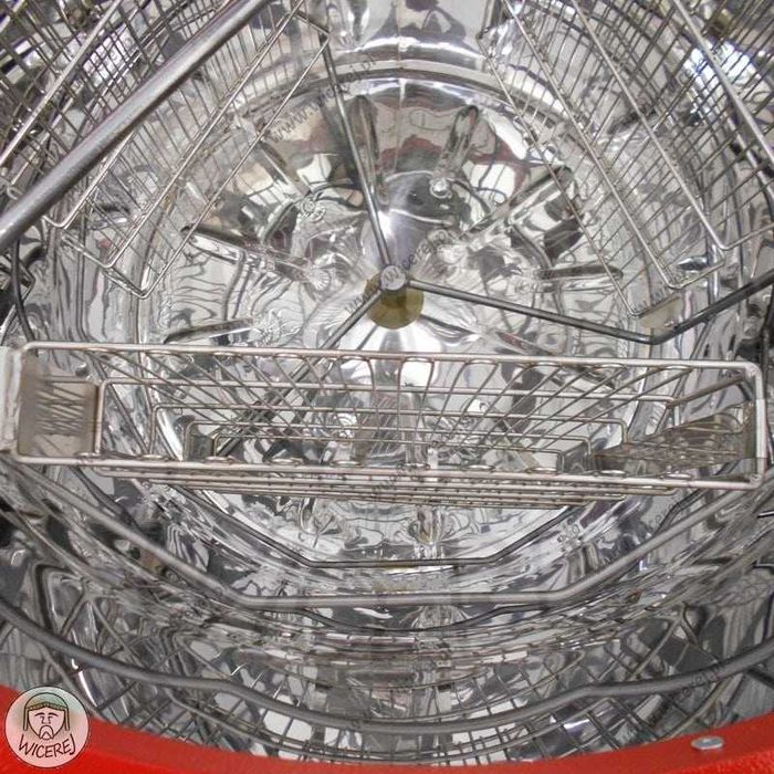 Miodarka 3 kasetowa ręczna uniwersalna nierdzewny zbiornik wirówka