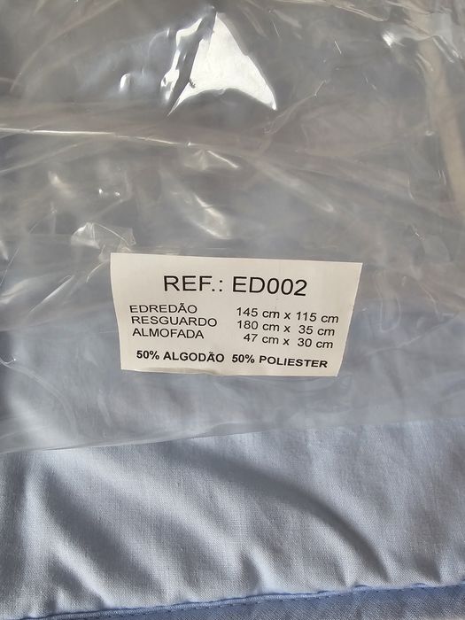 Endredão e almofada de berço