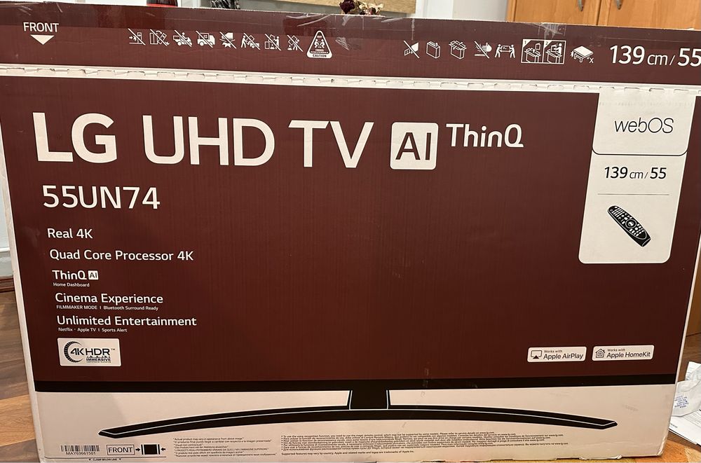 Смарт тв LG 55UN 74006LB  55 дюймів