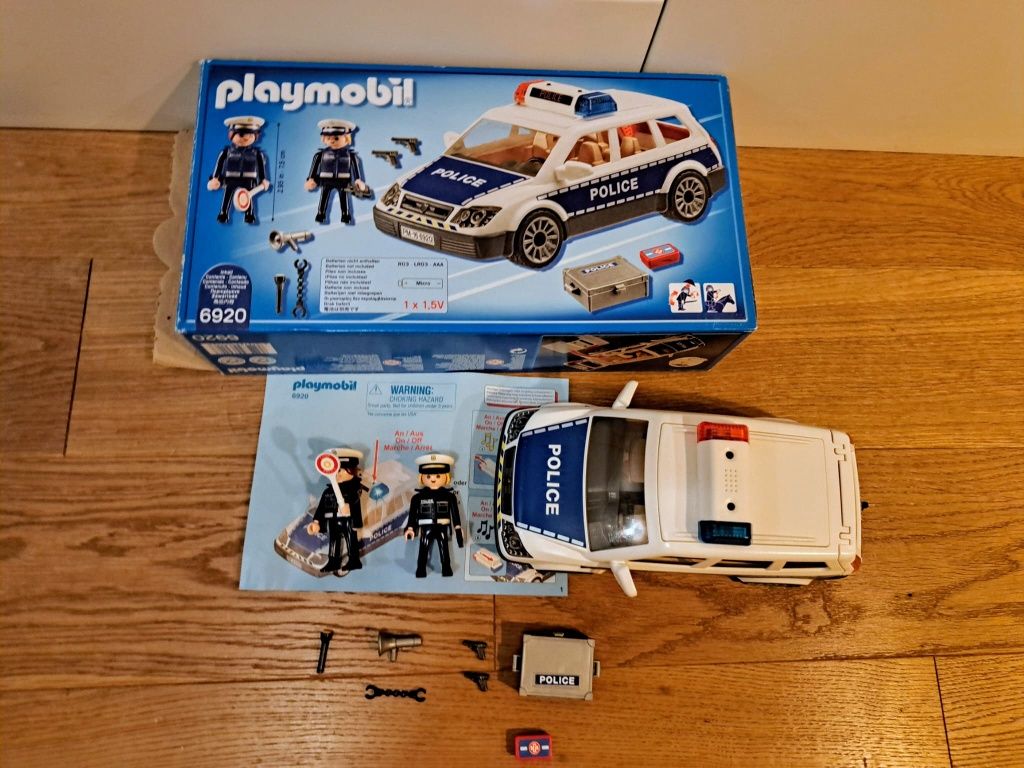 Playmobil 6920 zestaw policja radiowóz drogówka zabawka