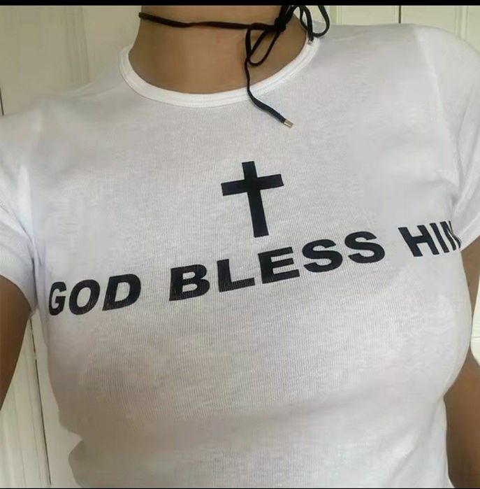 Футболка y2k God Blass him