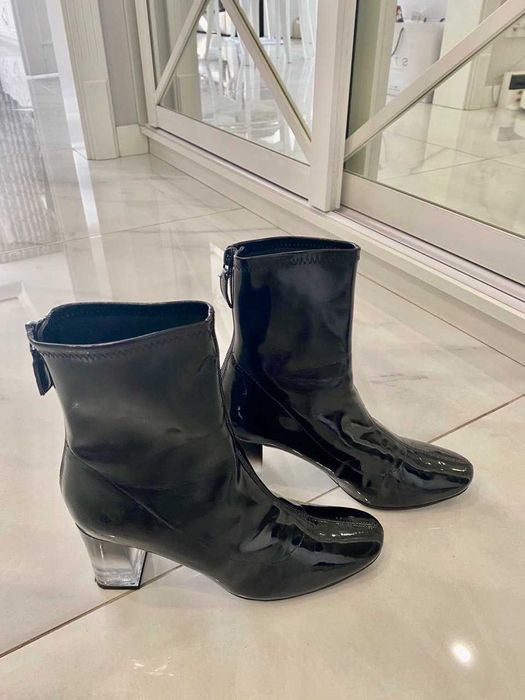 Чоботи шкіряні чорні   37