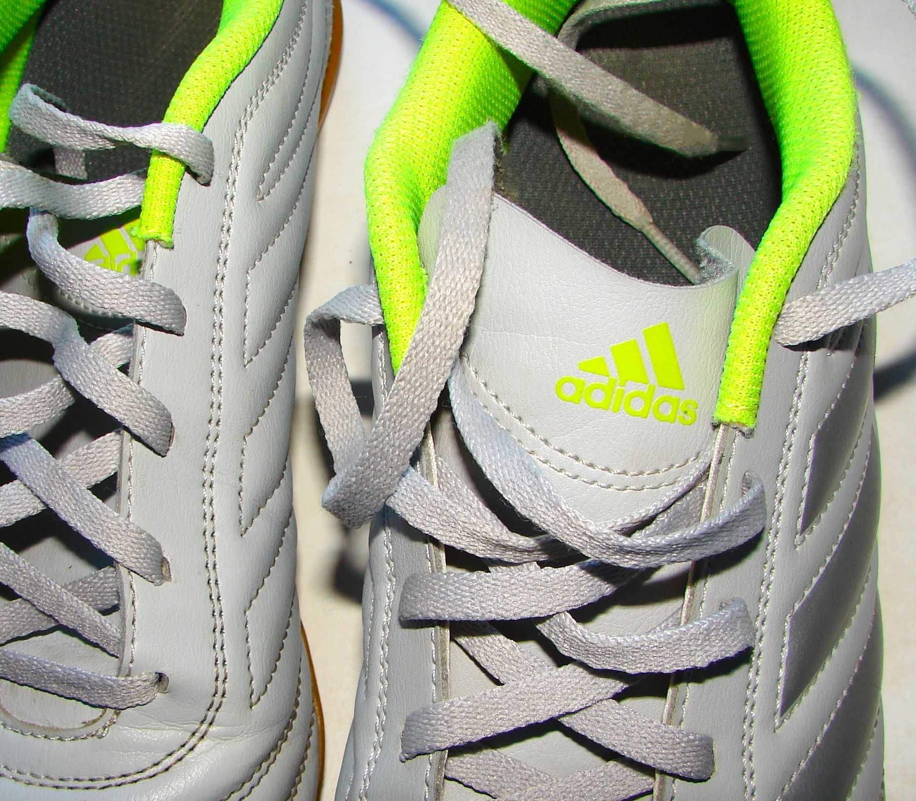 ADIDAS Copa buty halówki dla chłopca Grey Lemon 41 i 1/3 (uk 7,5)