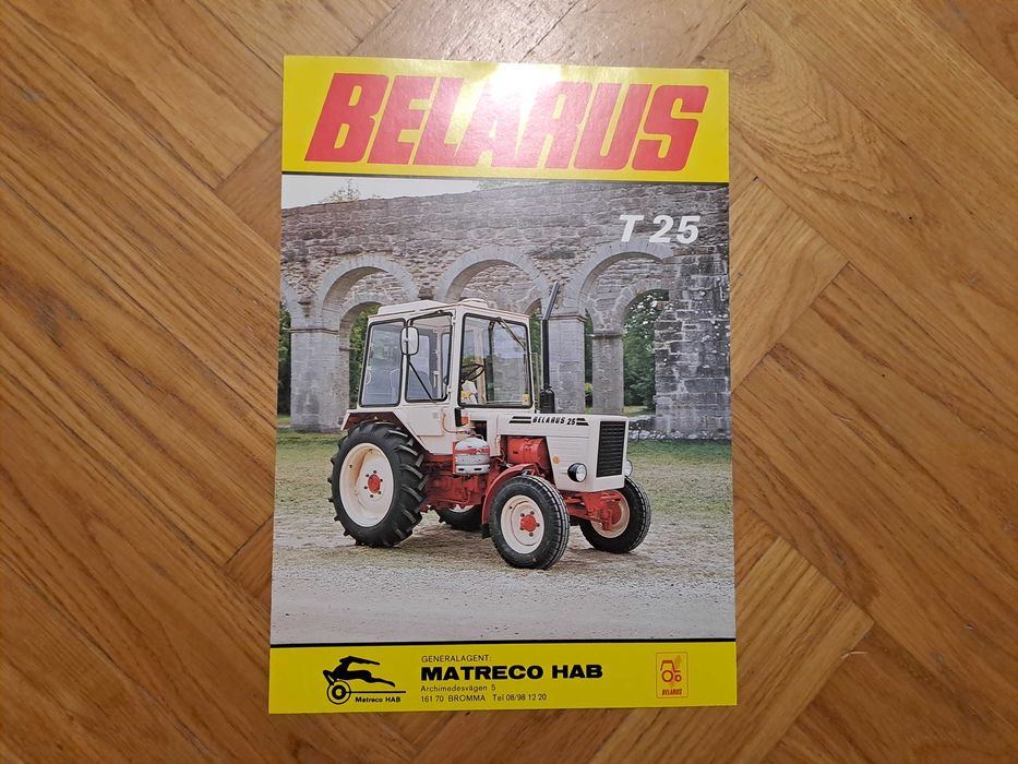Prospekt reklamowy ciągnik BELARUS T25