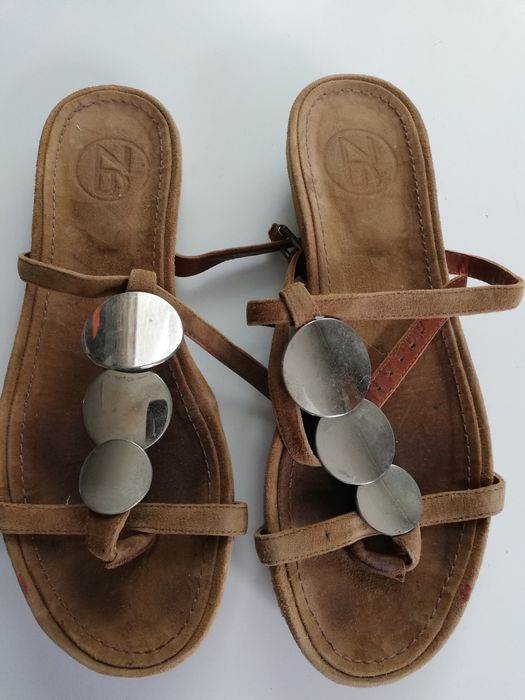 Босоніжки шкіряні р39-25см (Італія)