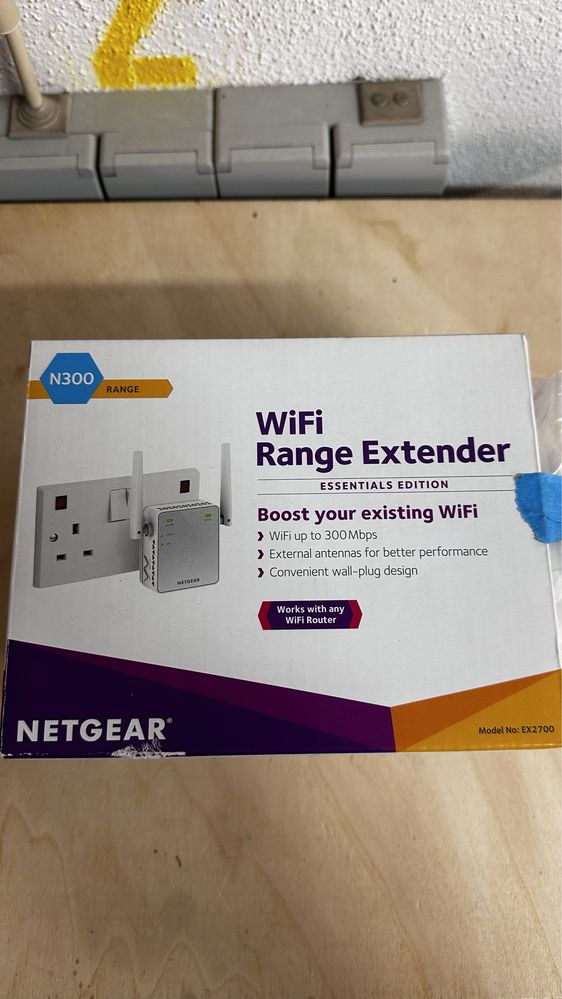 Extensor WiFi da marca Netgear