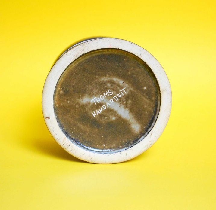 Świecznik retro vintage folk hand made