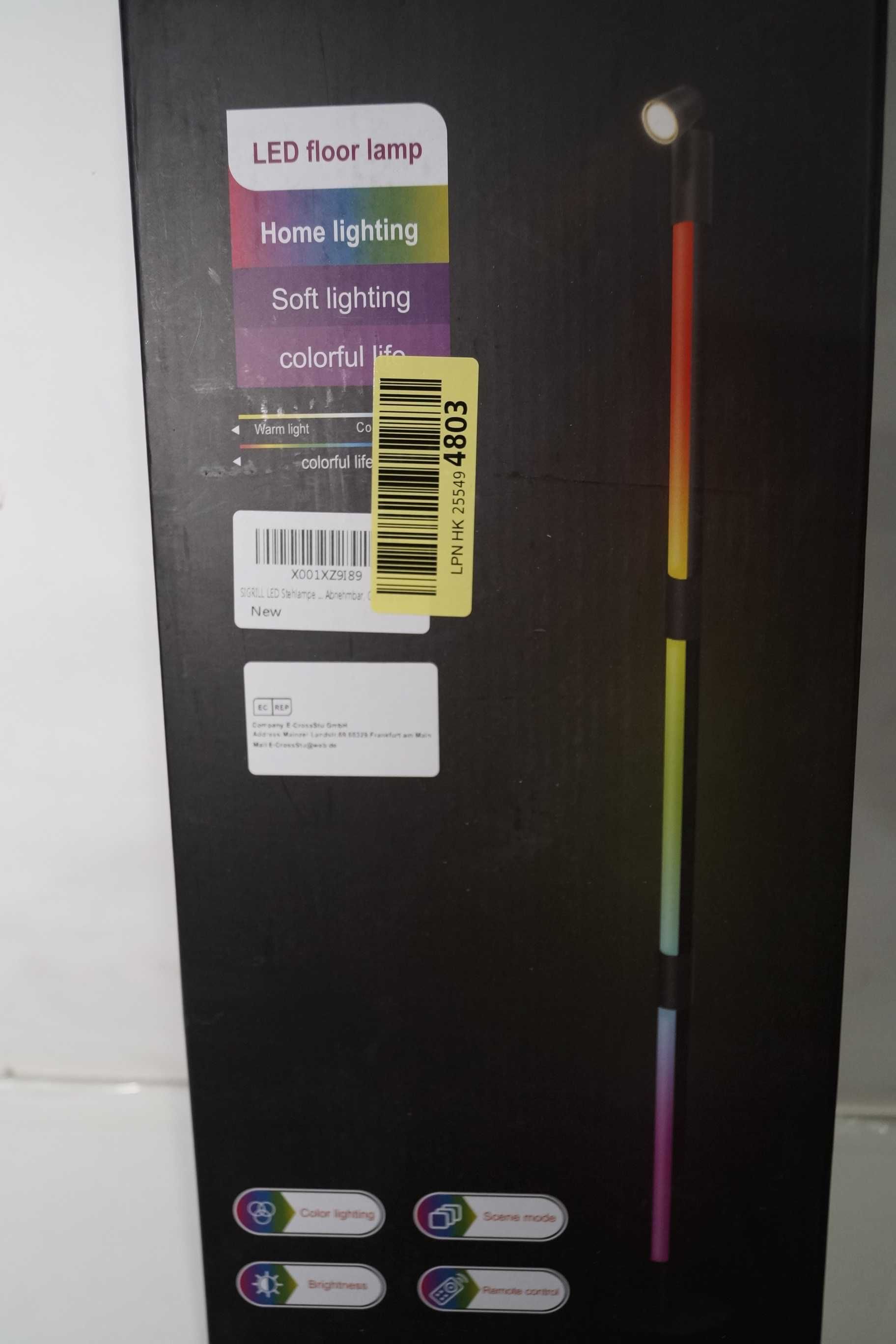 545 SIGRILL HCP202 Lampa podłogowa LED RGB 12W Smart