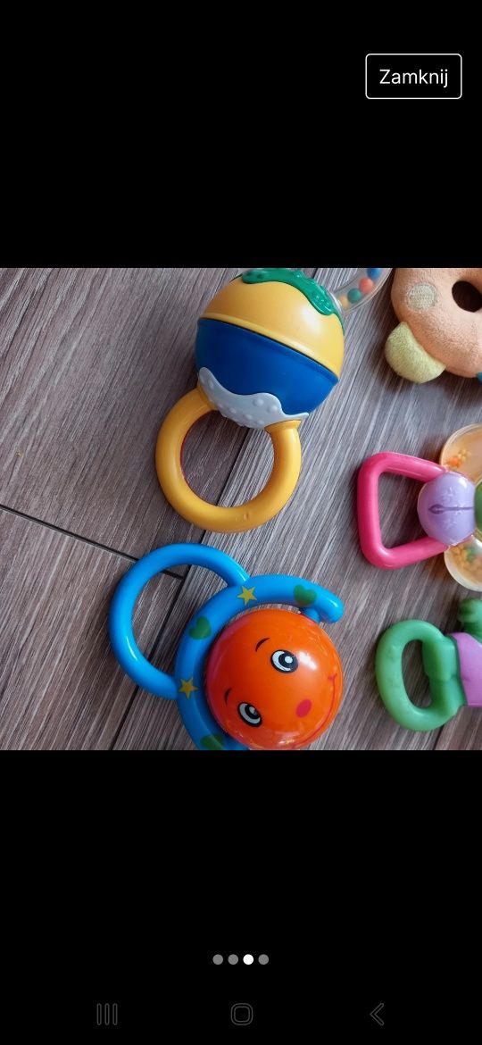 Grzechotki dla niemowlaka