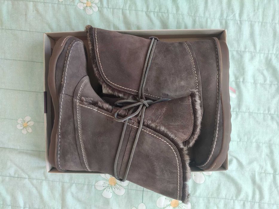 Чоботи замши 39.5