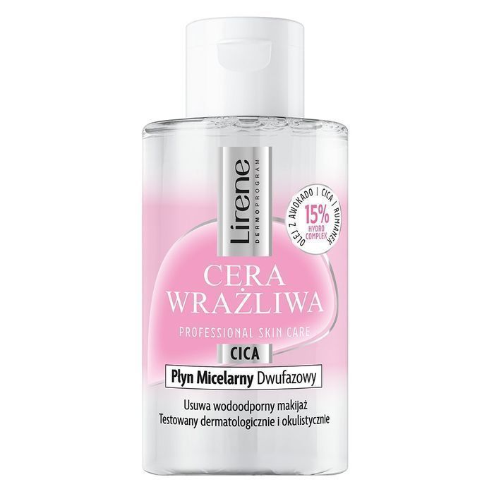 Płyn micelarny dwufazowy do pielęgnacji twarzy Cera Wrażliwa 125ml