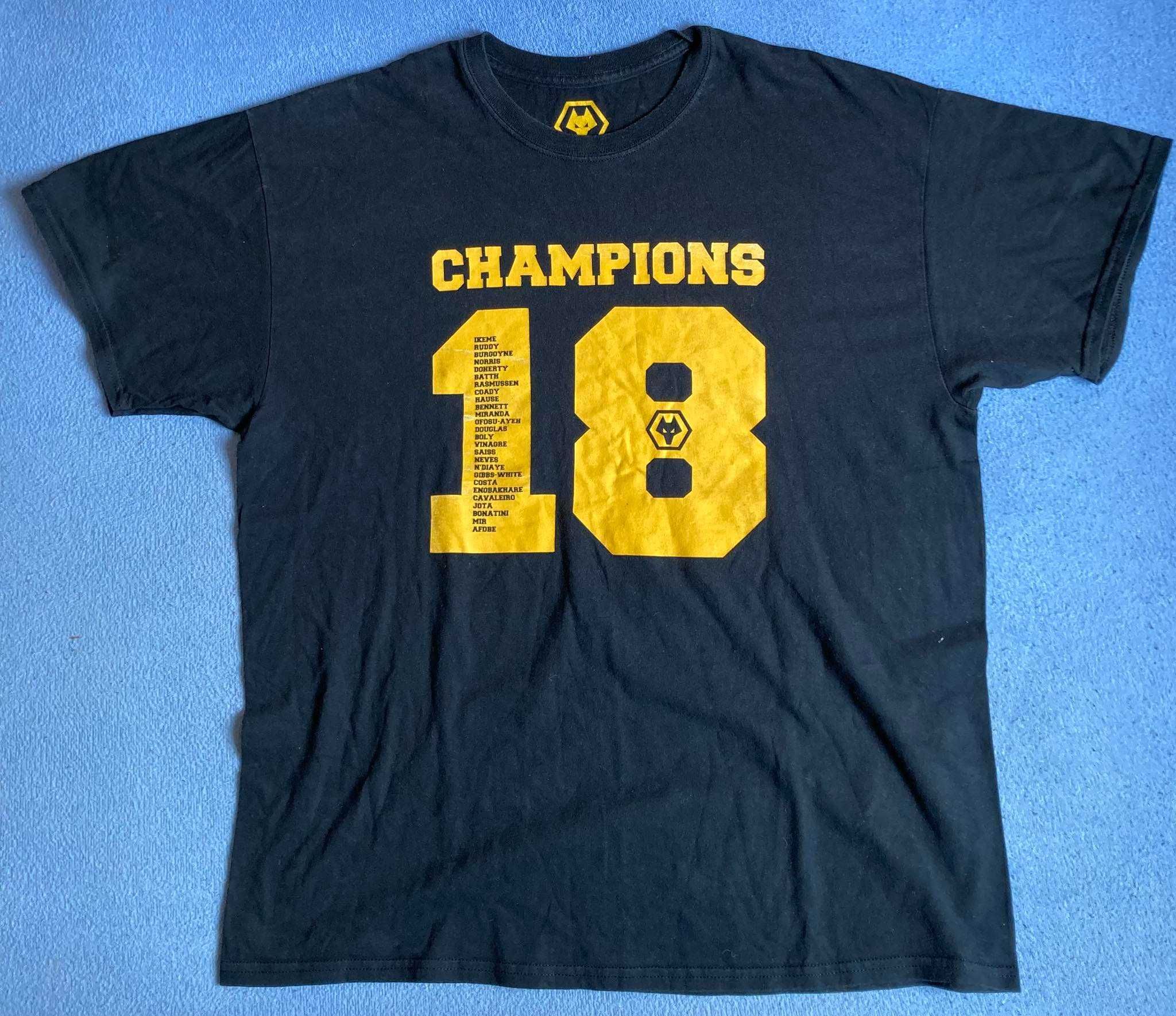 T-shirt Wolverhampton Wanderers 18 Champions Roz. XL